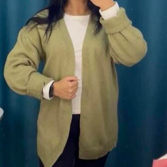 Green Cardigan - Picture 6 of 7